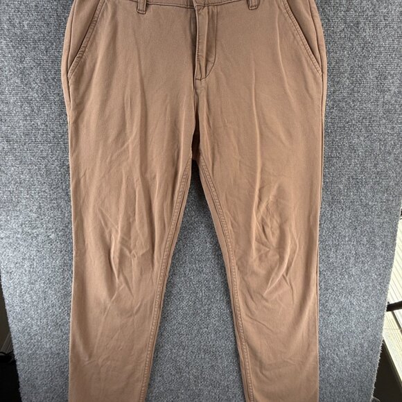 Mugsy Belmonts Pants Men Tan Stretch Chino Comfort Casual K6PNBG ACTL 31X31 - Picture 1 of 16